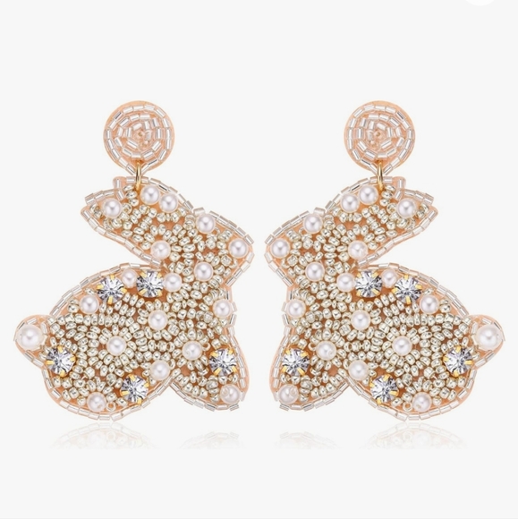 Beaded Easter Earrings-NWT - Picture 1 of 1